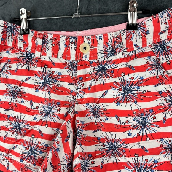 EUC Lilly Pulitzer Women’s Callahan Sunseeker Shorts in She’s a Firecracker Sz 0 - Picture 2 of 12